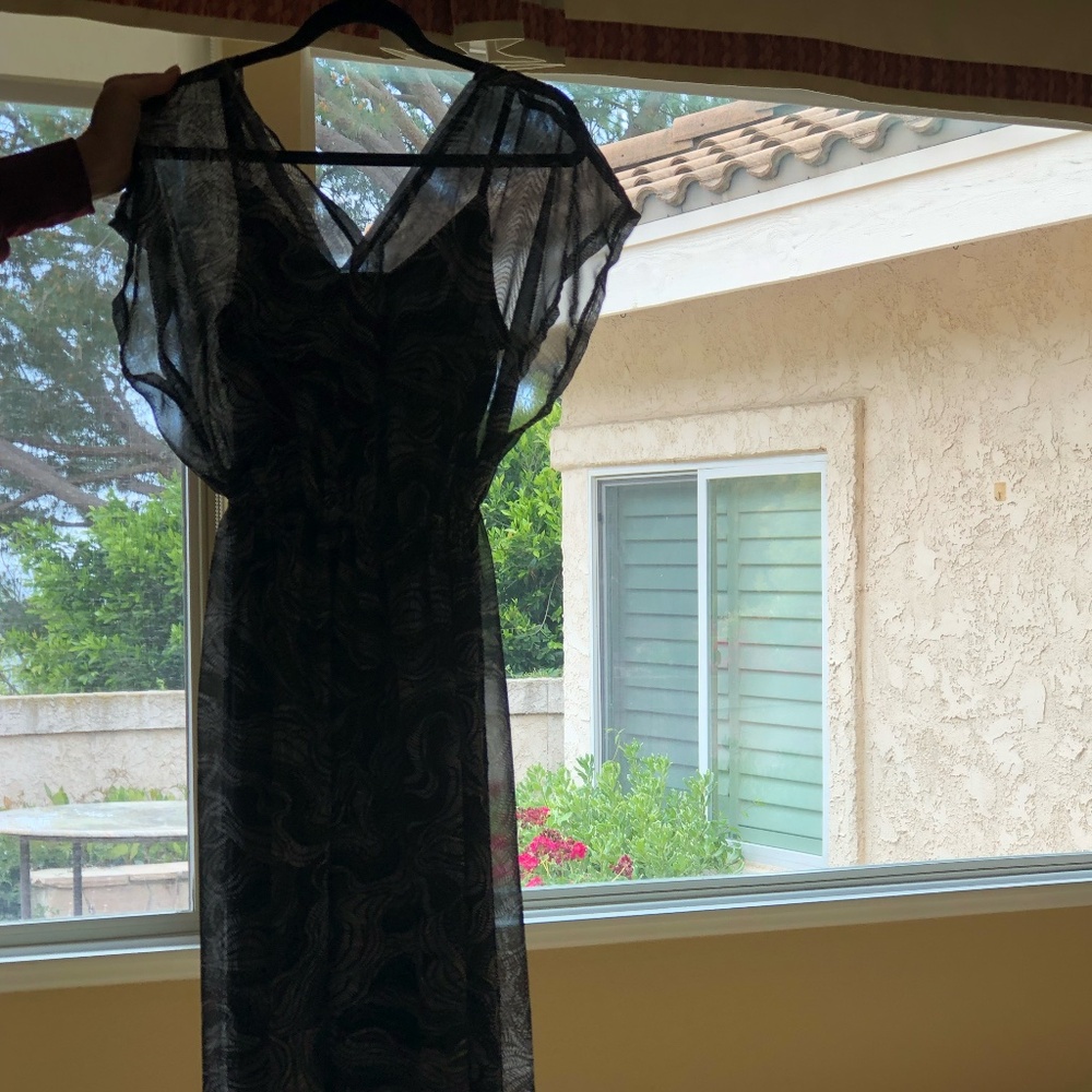 Mossimo Sheer Maxi Dress - Size S